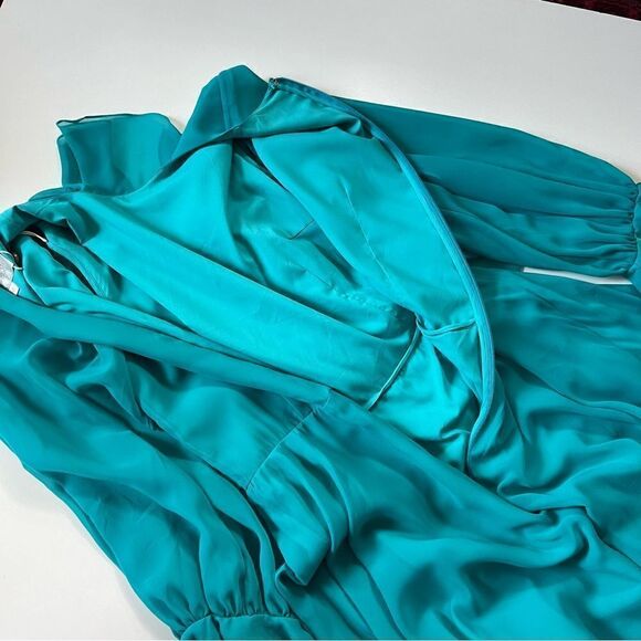 MIKAEL AGHAL Scoop Neck Midi Length Dress 0 - Picture 7 of 12